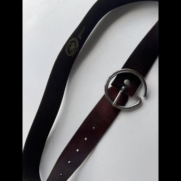 Gap Jeans Leather Belt M - Picture 2 of 4
